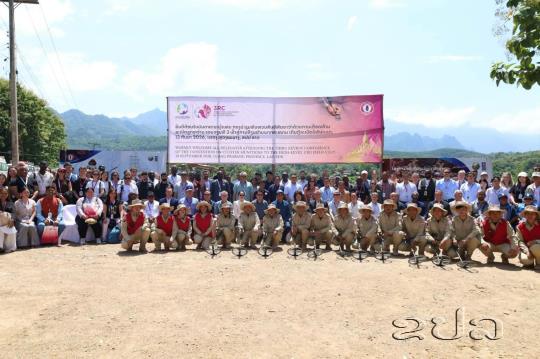 International delegation visits UXO clearance operations in Luang Prabang